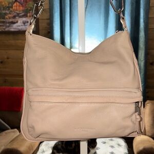 Liebeskind Light Beige Soft Leather Shoulder Bag